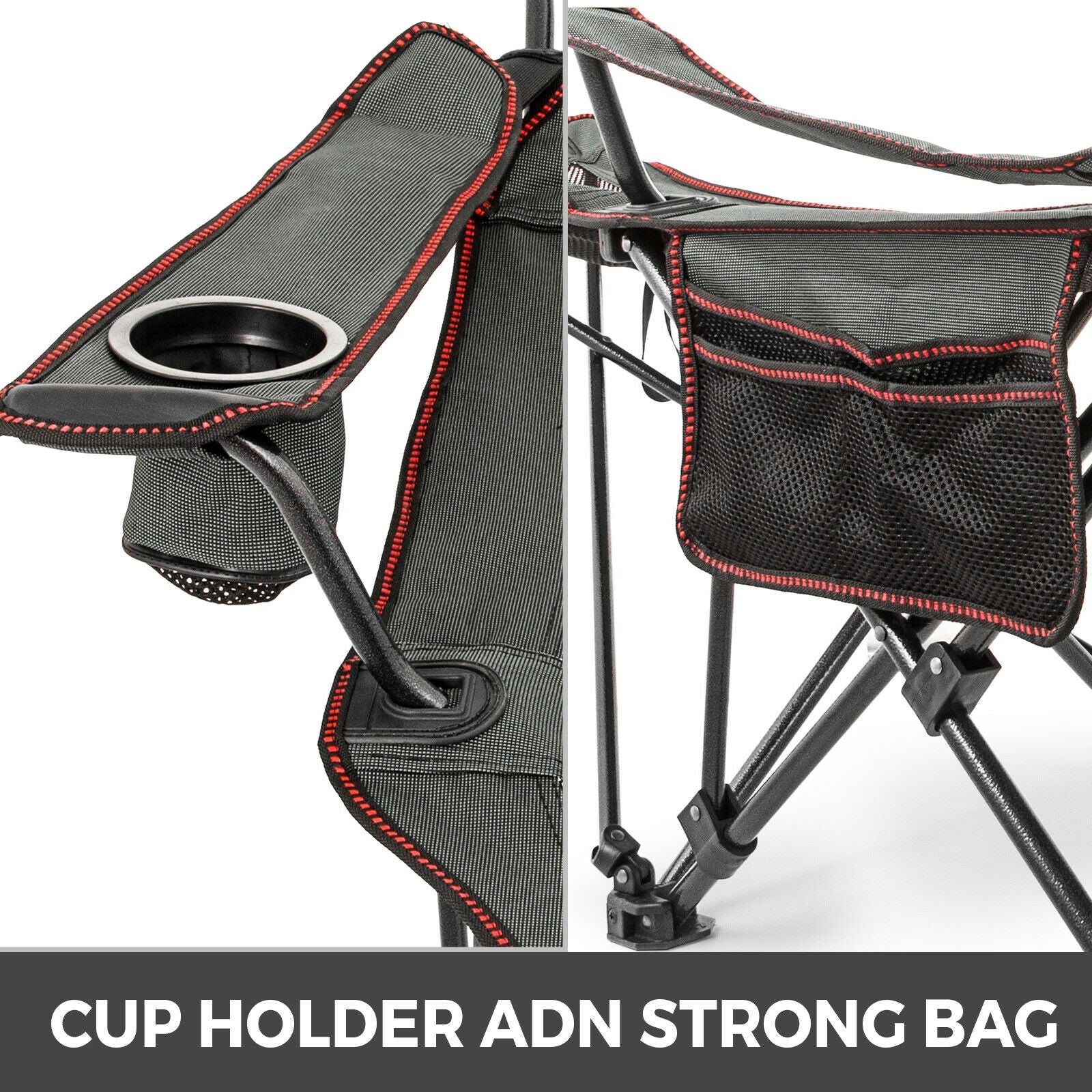 VEVOR Outdoor Folding Camp Chair Backrest